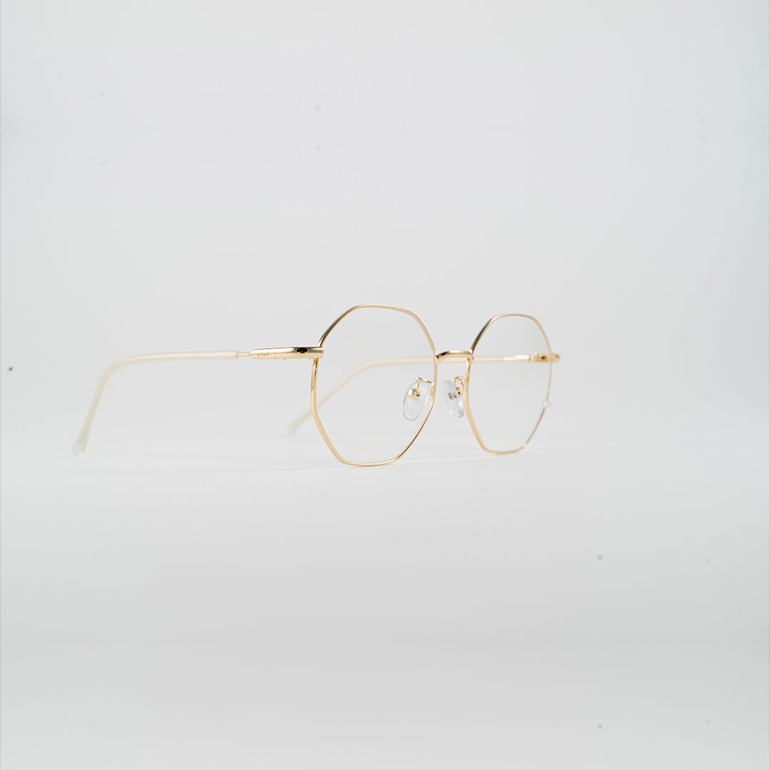 round gold bluelight glasses