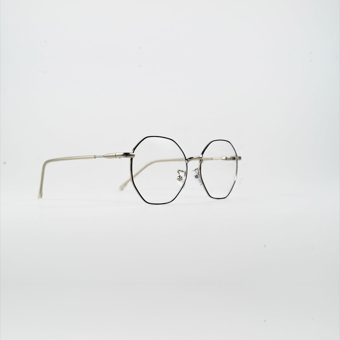 round silver bluelight glasses