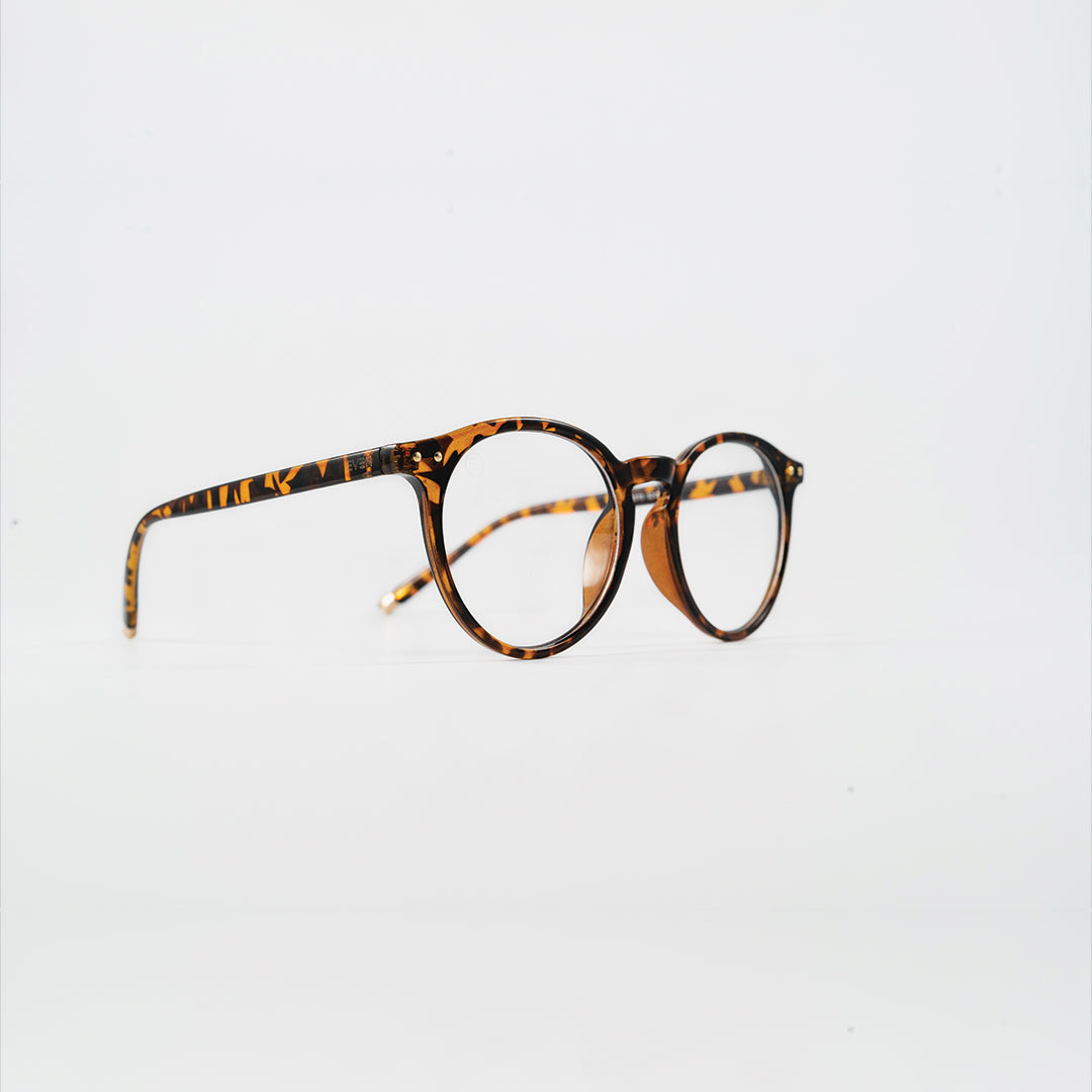 round plastic tiger bluelight glasses