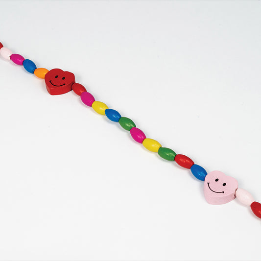 chain for glasses coloful wood