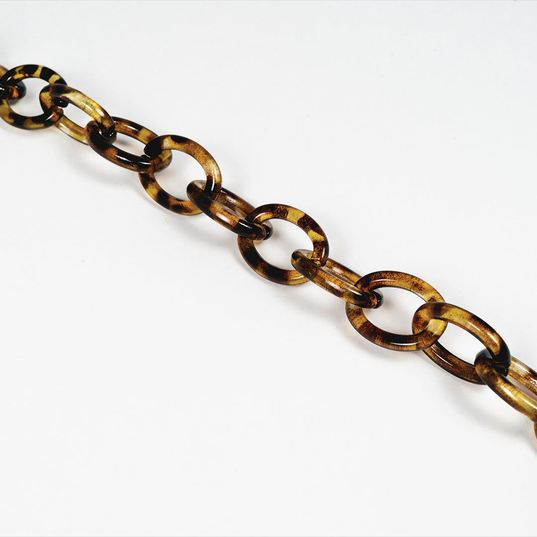 chain for glasses tiger plastic elipse