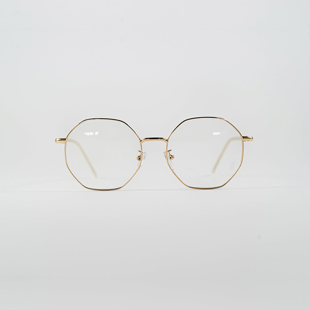 round gold bluelight glasses