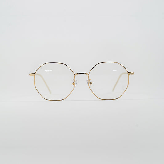 round gold bluelight glasses