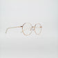 round rose gold bluelight glasses
