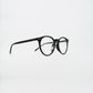 round plastic black bluelight glasses