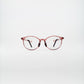 round bluelight kids glasses pink plastic