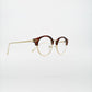 round metal brown bluelight glasses