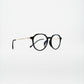 round plastic black bluelight glasses