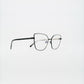 square metal black bluelight glasses