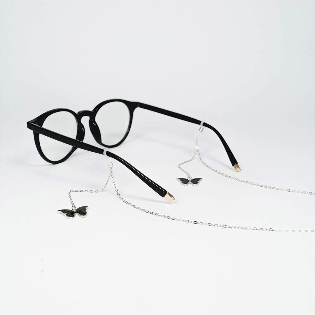 chain for glasses with butterflies