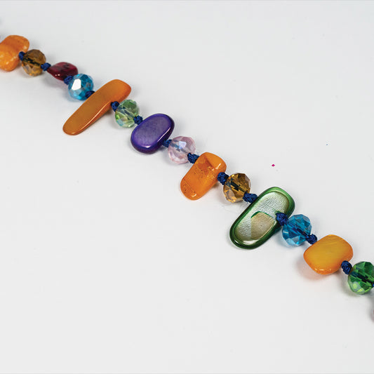 chain for glasses coloful stones