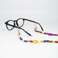 chain for glasses coloful wood