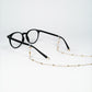 chain for glasses gold with pearls