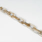 chain for glasses plastic rectagles beige