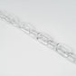 chain for glasses plastic rectagles transparent