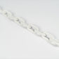 chain for glasses plastic rectagles white