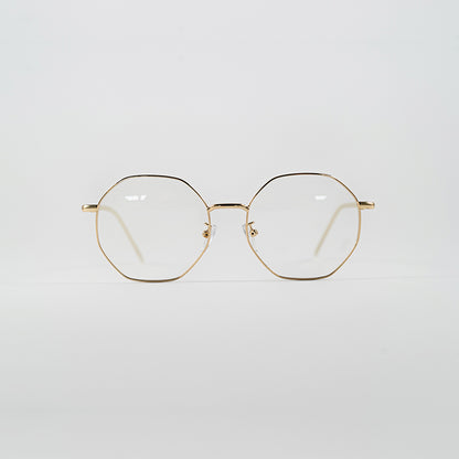 round gold bluelight glasses