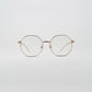 round gold bluelight glasses